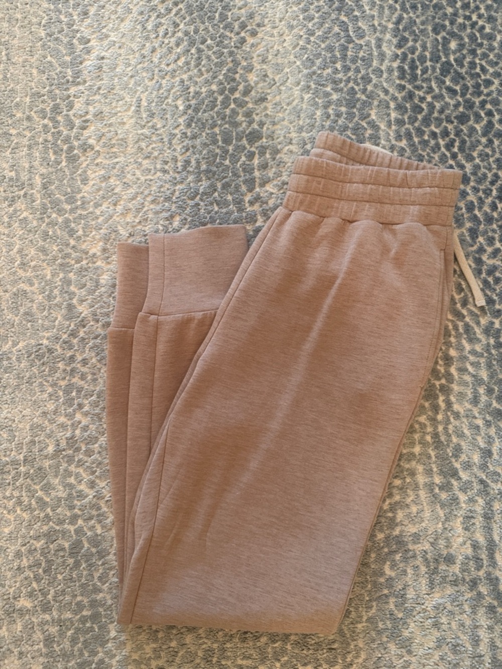 Varley Cozy Knit Joggers in beige
